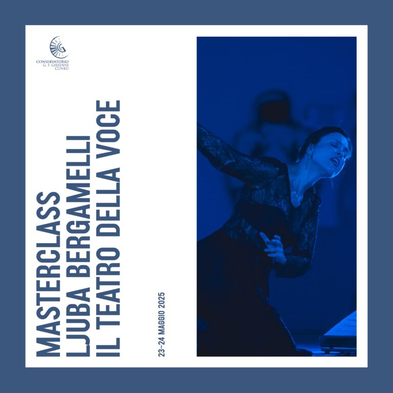 Masterclass Il Teatro della voce- Ljuba Bergamelli – 23-24 maggio