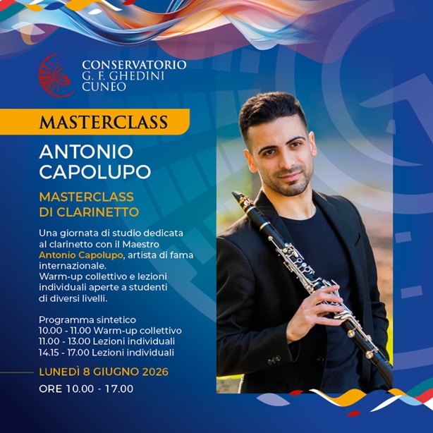 Masterclass di Clarinetto – Antonio Capolupo