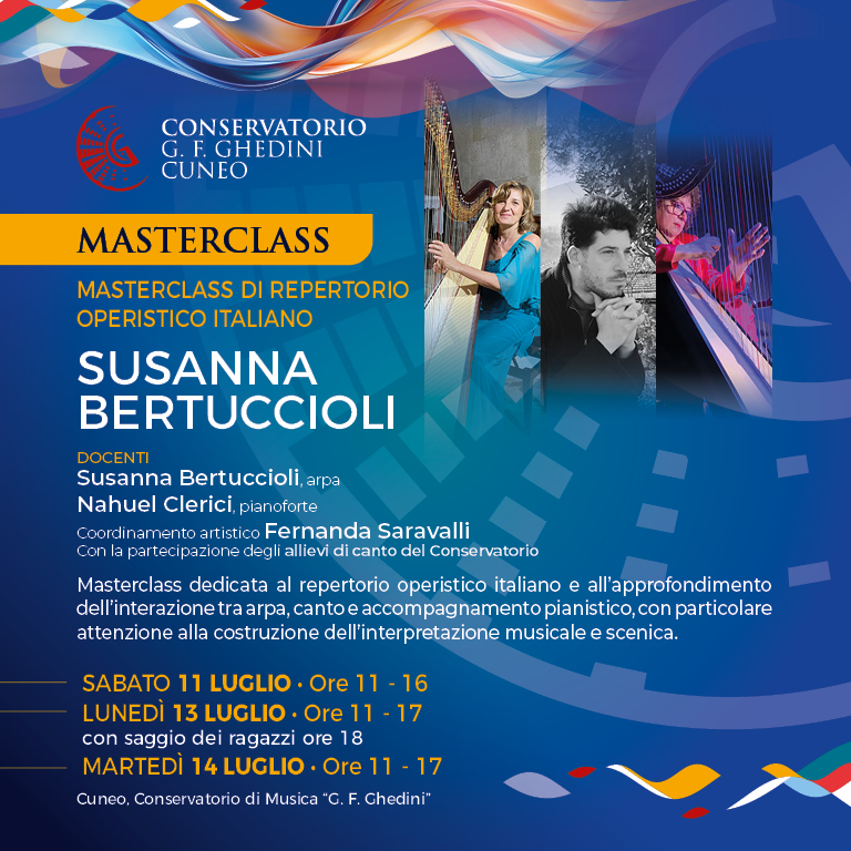 MASTERCLASS DI REPERTORIO OPERISTICO ITALIANO – SUSANNA BERTUCCIOLI