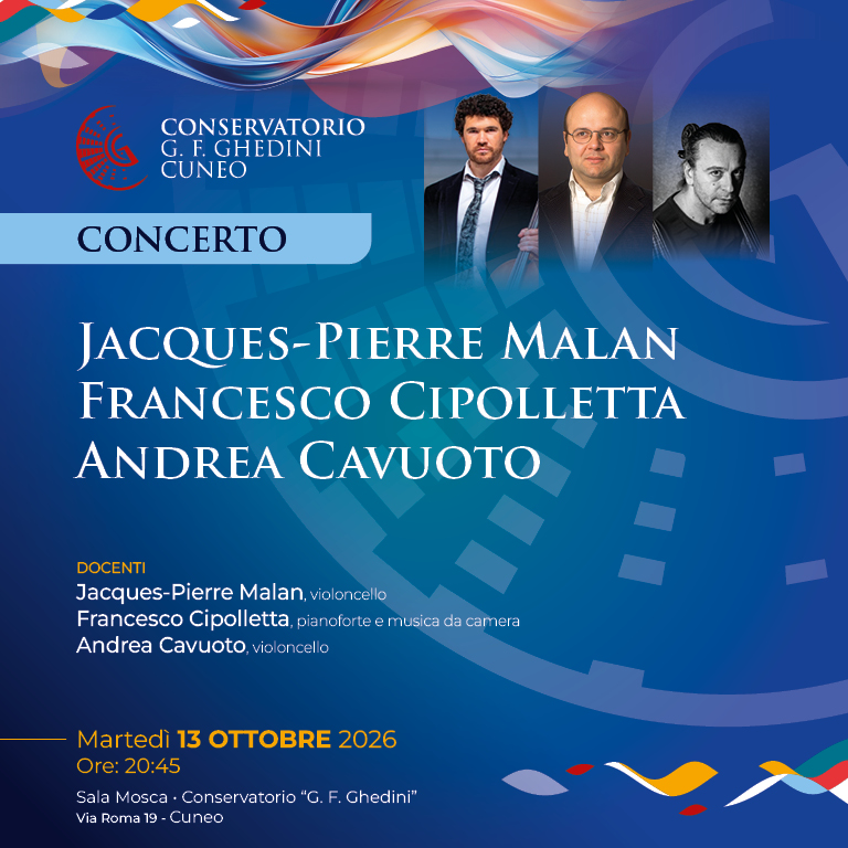 Le voci del violoncello: lirismo, belcanto e virtuosismo con brani di Mendelssohn, Chopin e Piatti al Ghedini
