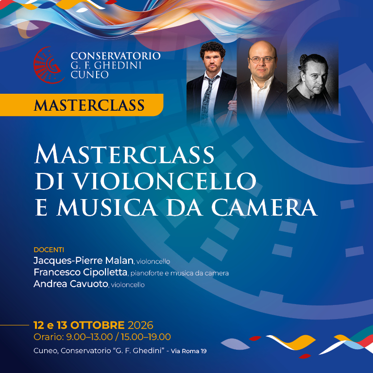 MASTERCLASS DI VIOLONCELL E MUSICA DA CAMERA